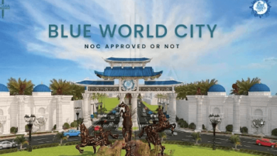 Blue World City located