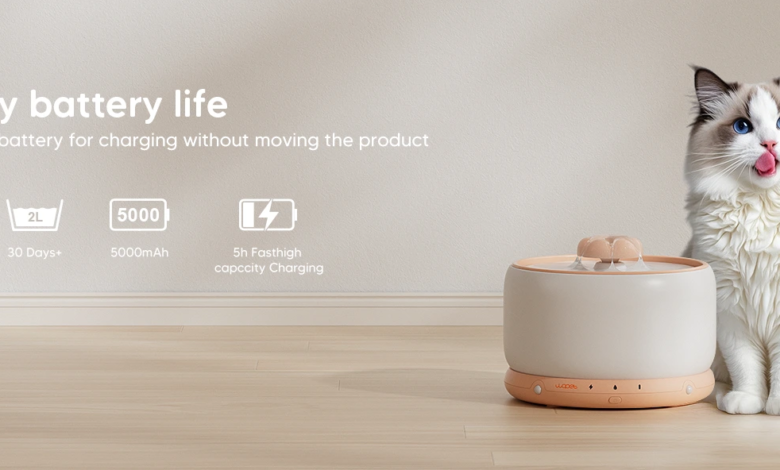 wopet pet water fountain